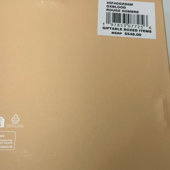 Michael Kors Metallic Purple Tote/Crossbody Bag and Cardholder Set NWT in box - Picture 5 of 6